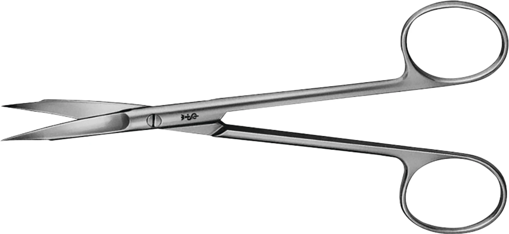 Präparierschere nach Goldman-Fox Stück DO251R, 130 mm, gebogen