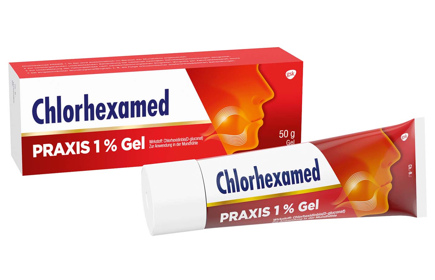 Chlorhexamed PRAXIS 1% Gel Tube 50 g Chlorhexamed PRAXIS 1% Gel GlaxoSmithKline