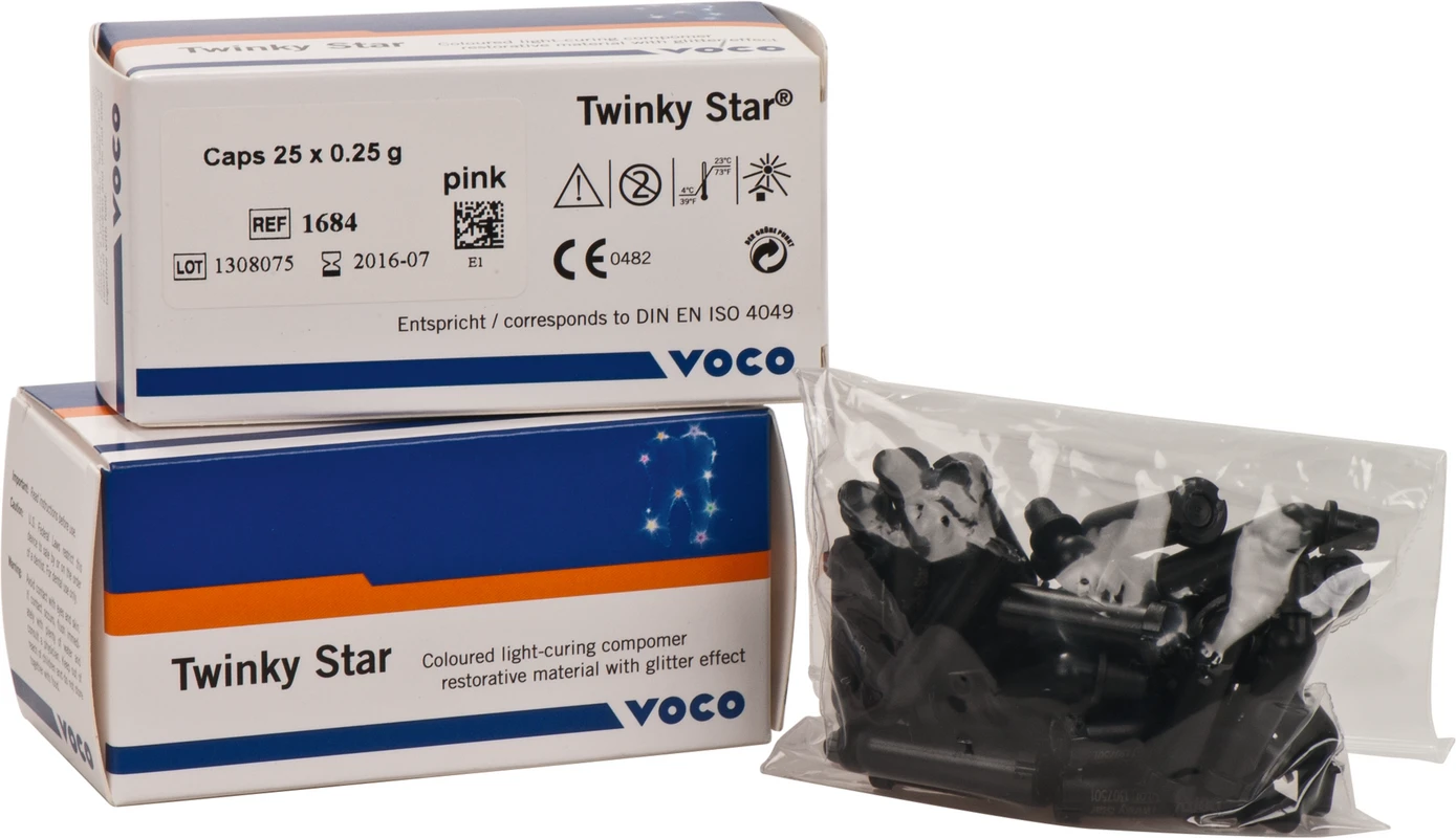 Twinky Star Packung 25 x 0,25 g Cap pink