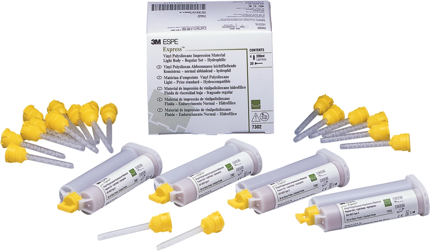 Express™ Packung 4 x 50 ml Doppelkartusche Light Body, 20 Mischkanülen, grün