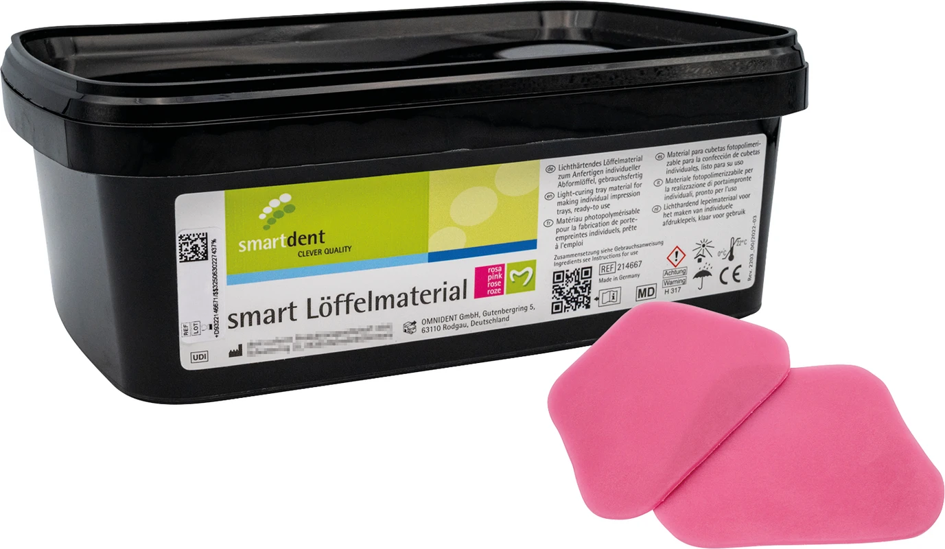 smart Löffelmaterial Packung 50 Stck rosa, fr OK