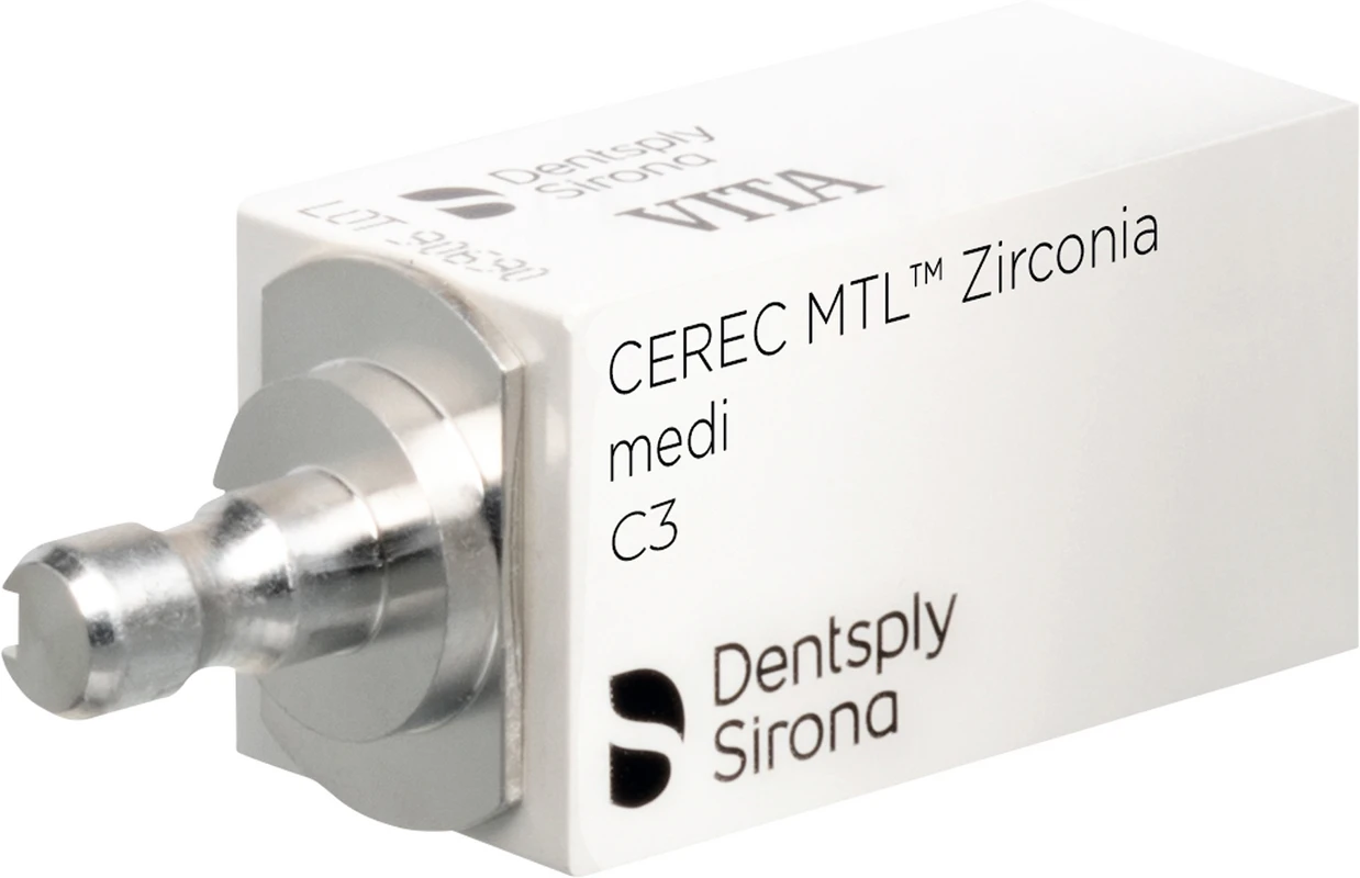 CEREC MTL™ Zirconia Packung 2 Stück medi C3