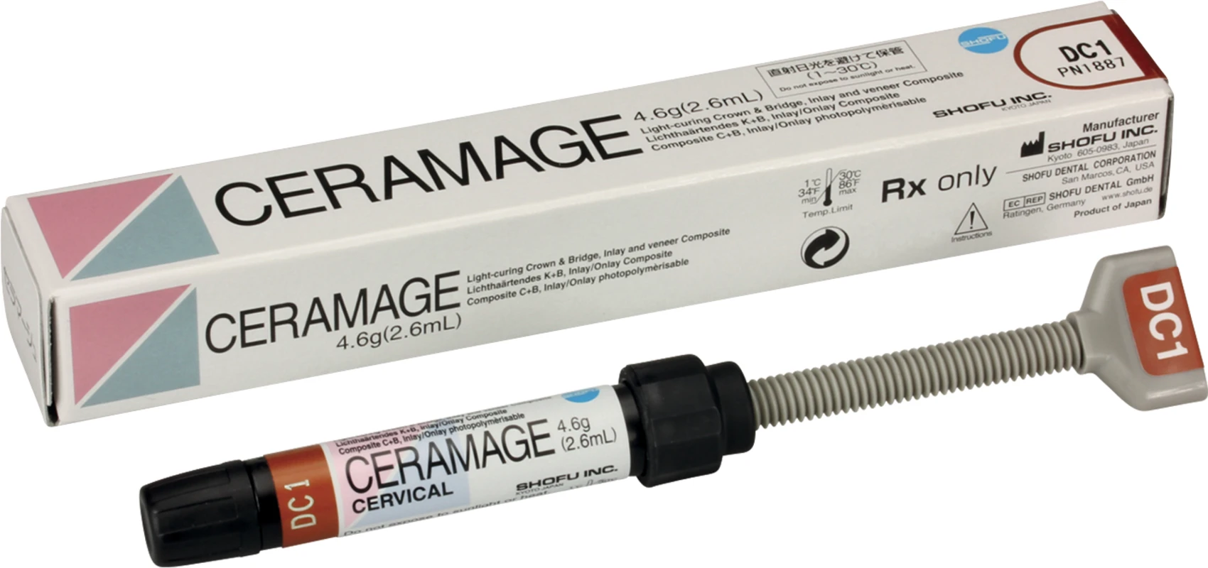 CERAMAGE Spritze 4,6 g hals D1