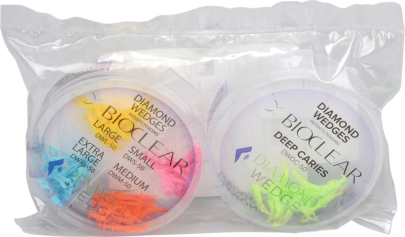 Bioclear Diamond Wedges Packung 80 Stück sortiert