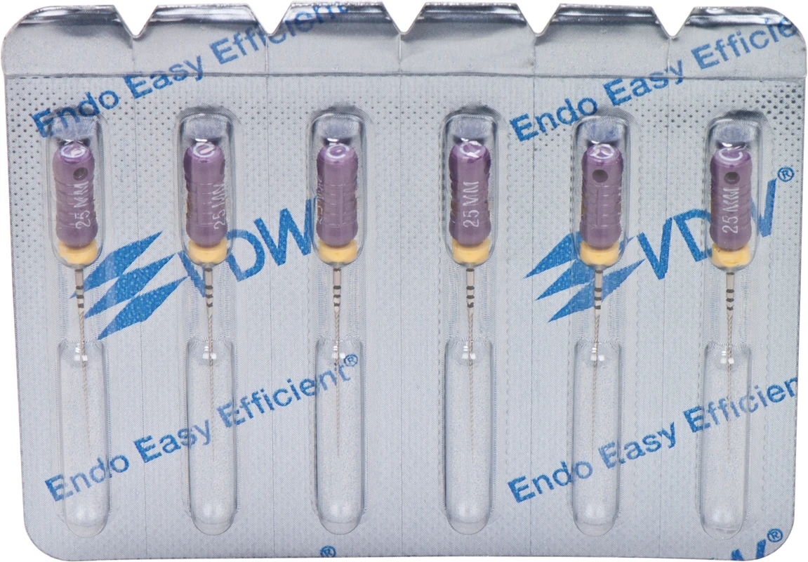 STERILE C-PILOT® Feilen Blisterpackung 6 Stück 25 mm ISO 010