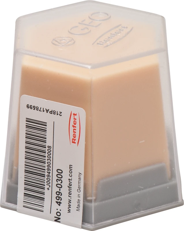GEO Natural Modellierwachs Zylinder 75 g Wachs dentin-opak