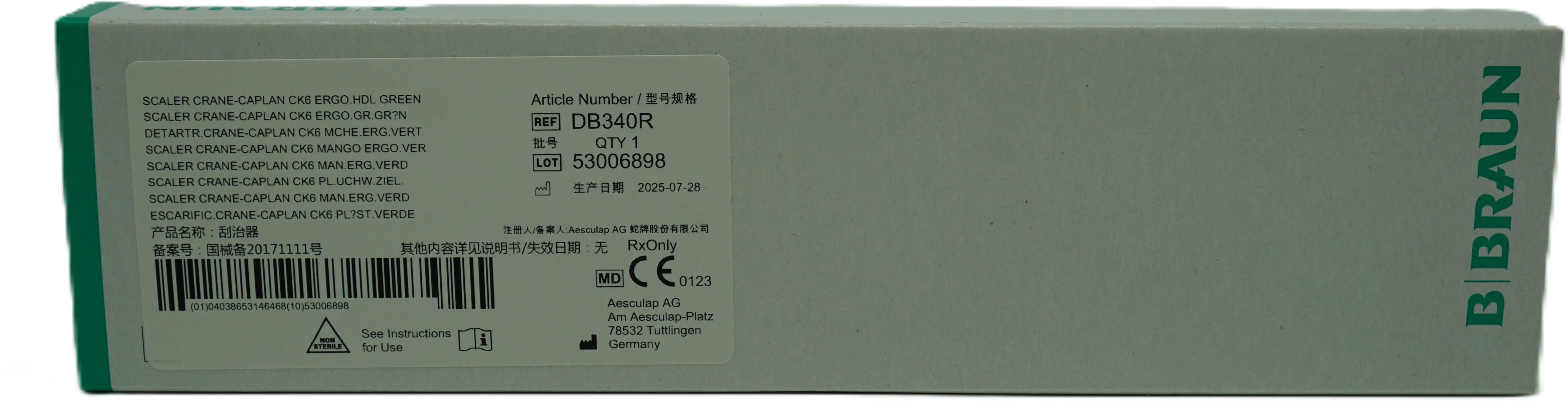 Scaler nach Crane-Caplan B. Braun