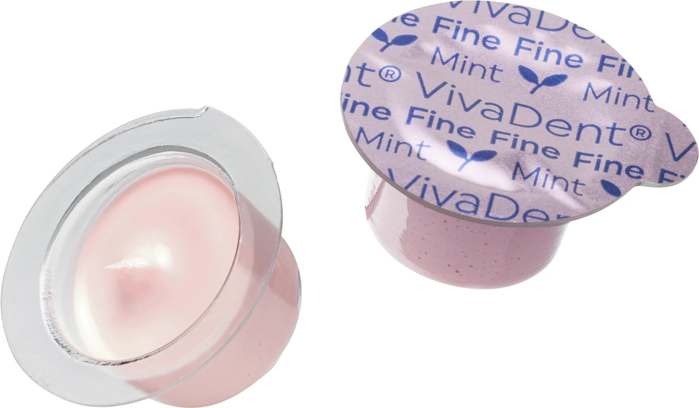 VivaDent® Polishing Paste Packung 200 x 1,8 g Single Dose fein, bubble gum