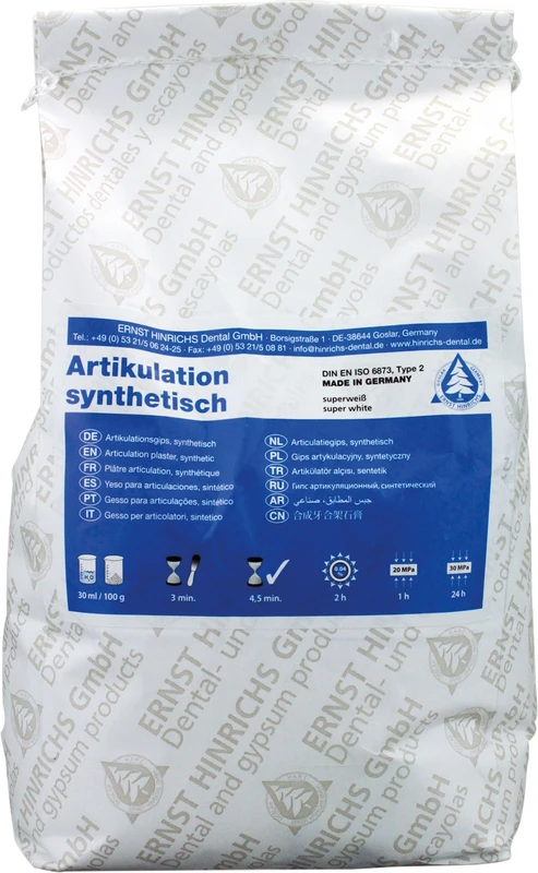 Artikulationsgips - synthetisch Beutel 5 kg