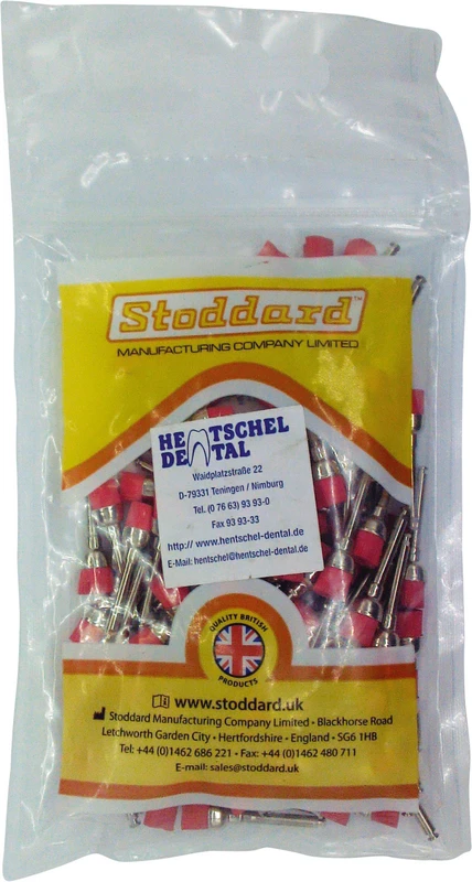 SMART Line Nylon Polierbürsten Packung 100 Stück rosa weich, Ø 7 mm