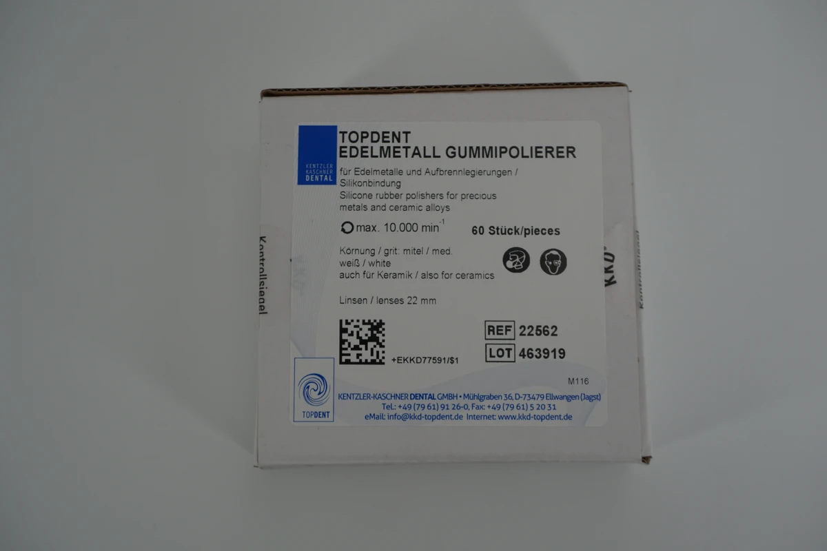 TOPDENT Edelmetall Gummipolierer