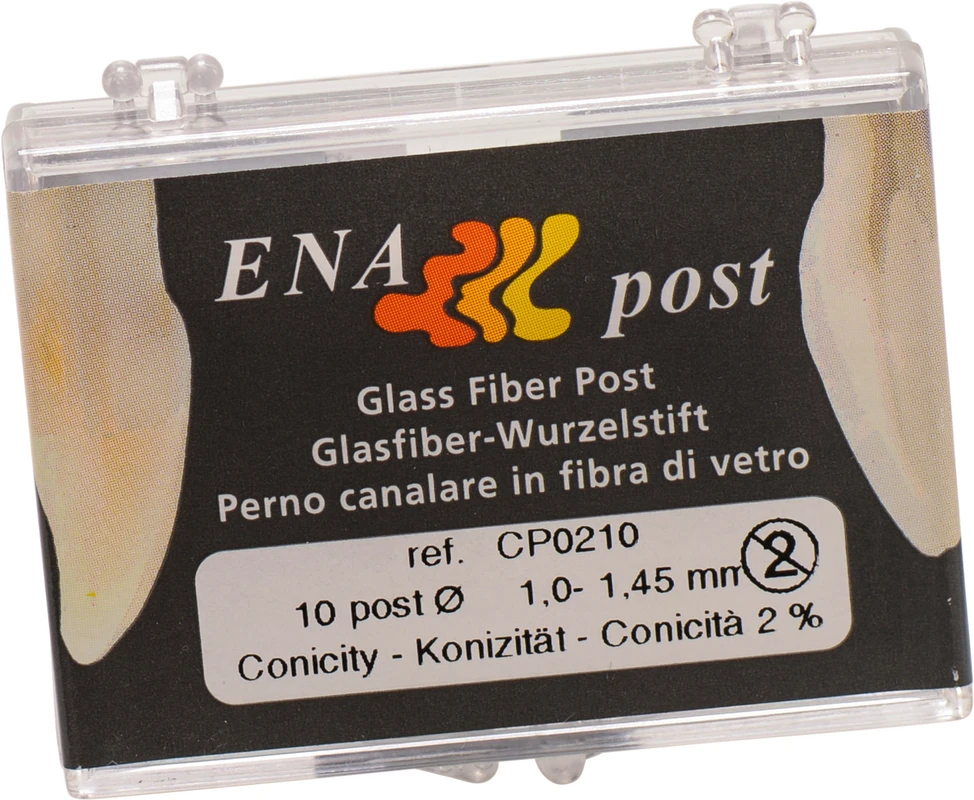 ENA post Wurzelstift 2% Nachfüllpackung 10 Stück Ø 1 - 1,45 mm