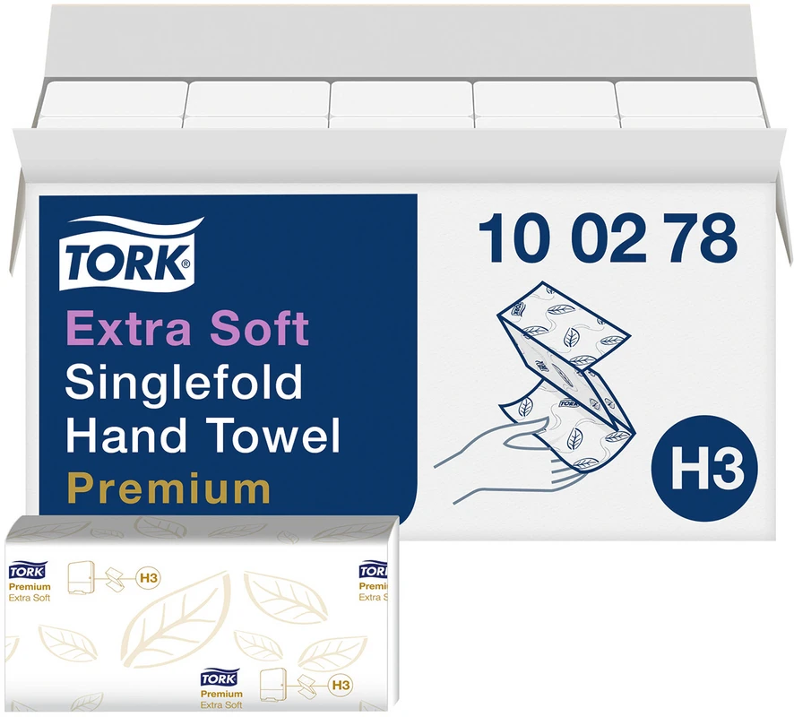 TORK® extra weiche Zickzack Handtücher (V-Falz) H3 System