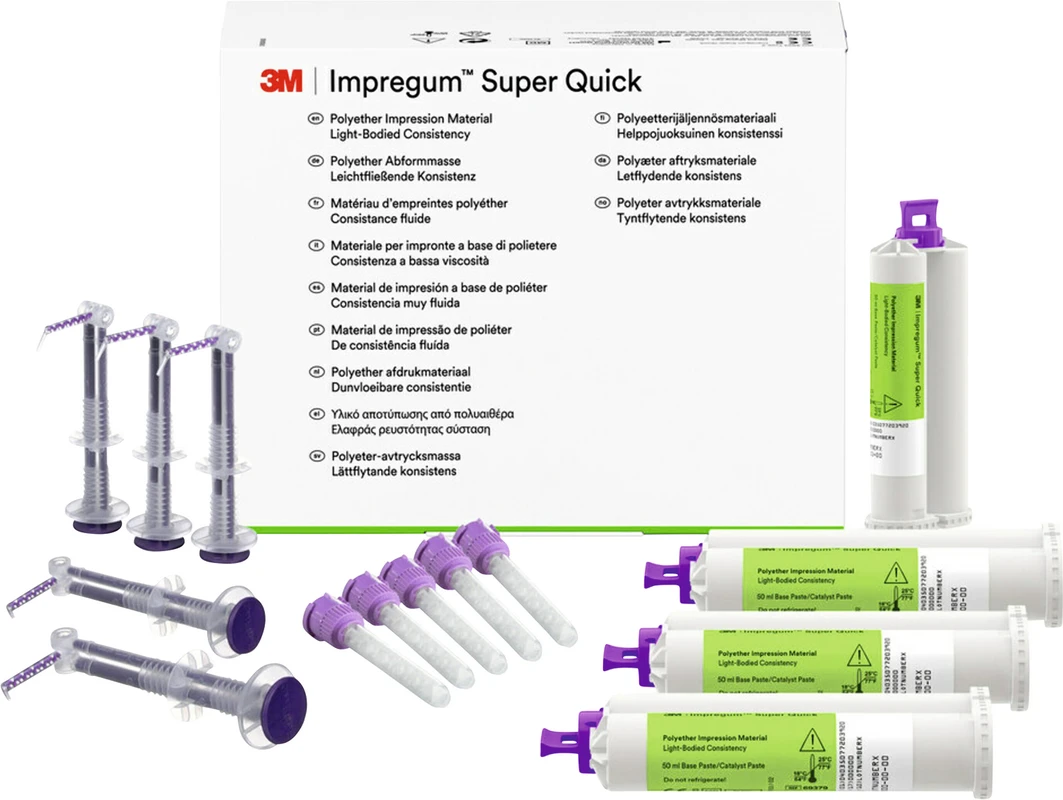 Impregum™ Penta™ Super Quick Refillpackung 4 x 50 ml Doppelkartusche Light Body, Zubehör