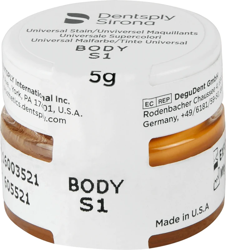 DS® universal Malfarben Packung 5 g body stain S1 DS® universal Malfarben Dentsply Sirona