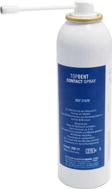 TOPDENT Contact Spray Spraydose 200 ml hellgrün