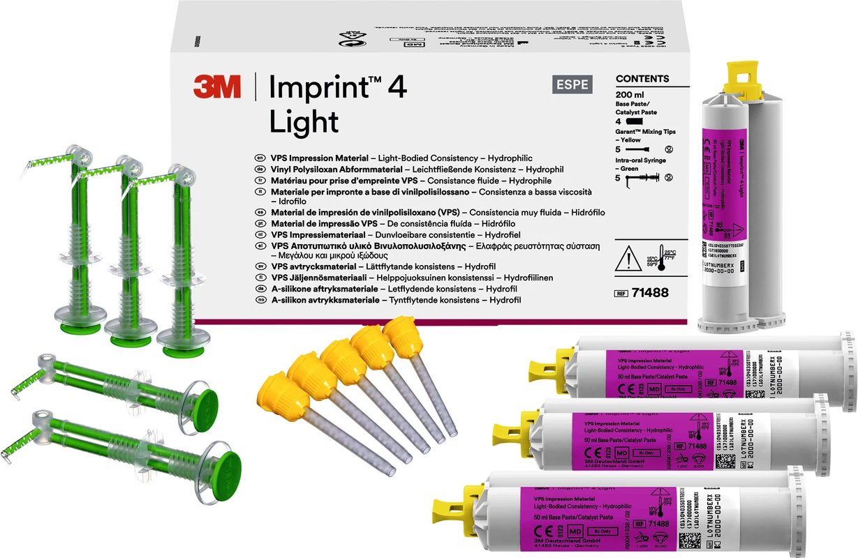 Imprint™ 4 Refill Packung 4 x 50 ml Doppelkartusche Light, Zubehör