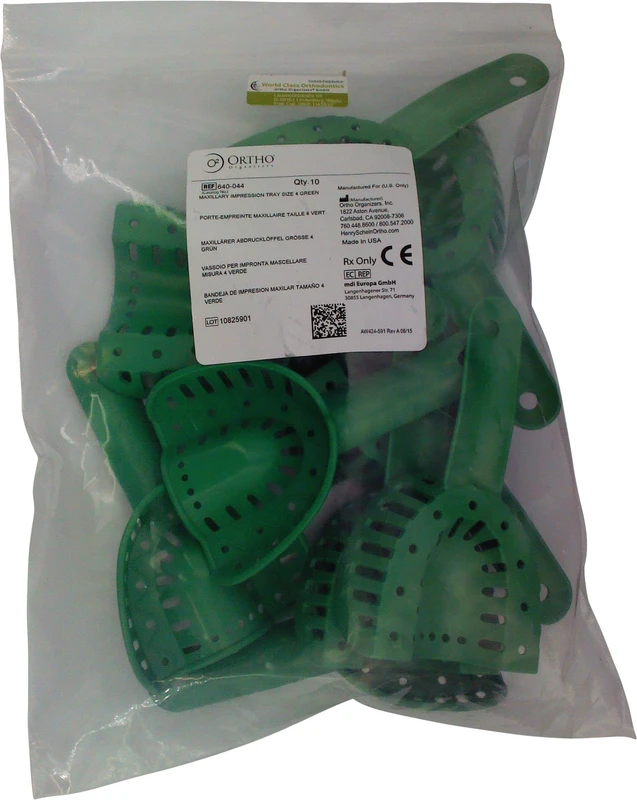 ABFORMLÖFFEL Packung 10 Stück OK, Gr. 4, grün