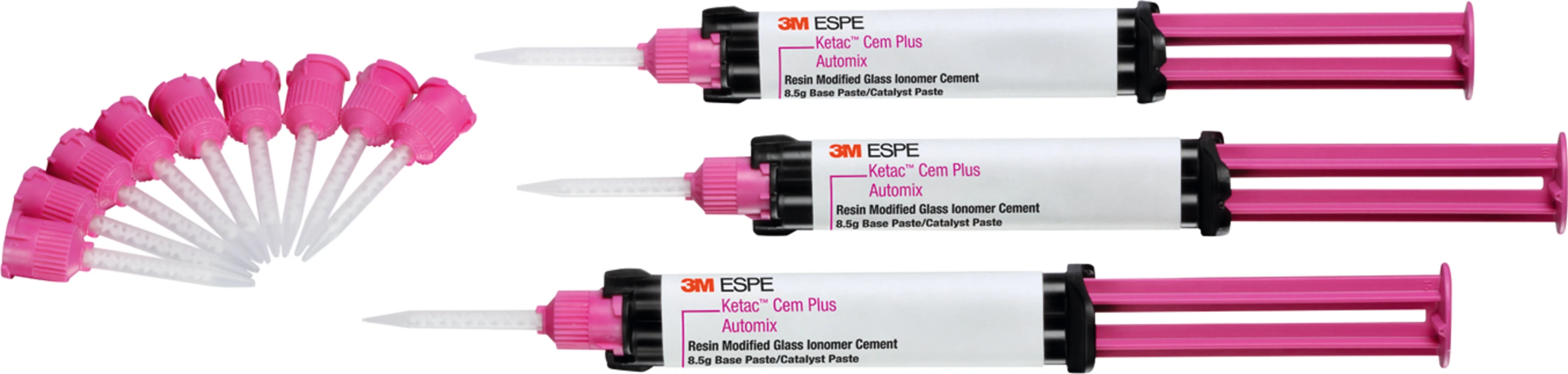 Ketac™ Cem Plus Value Pack 3 x 8,5 g Automix Spritze, 36 Mischkanülen
