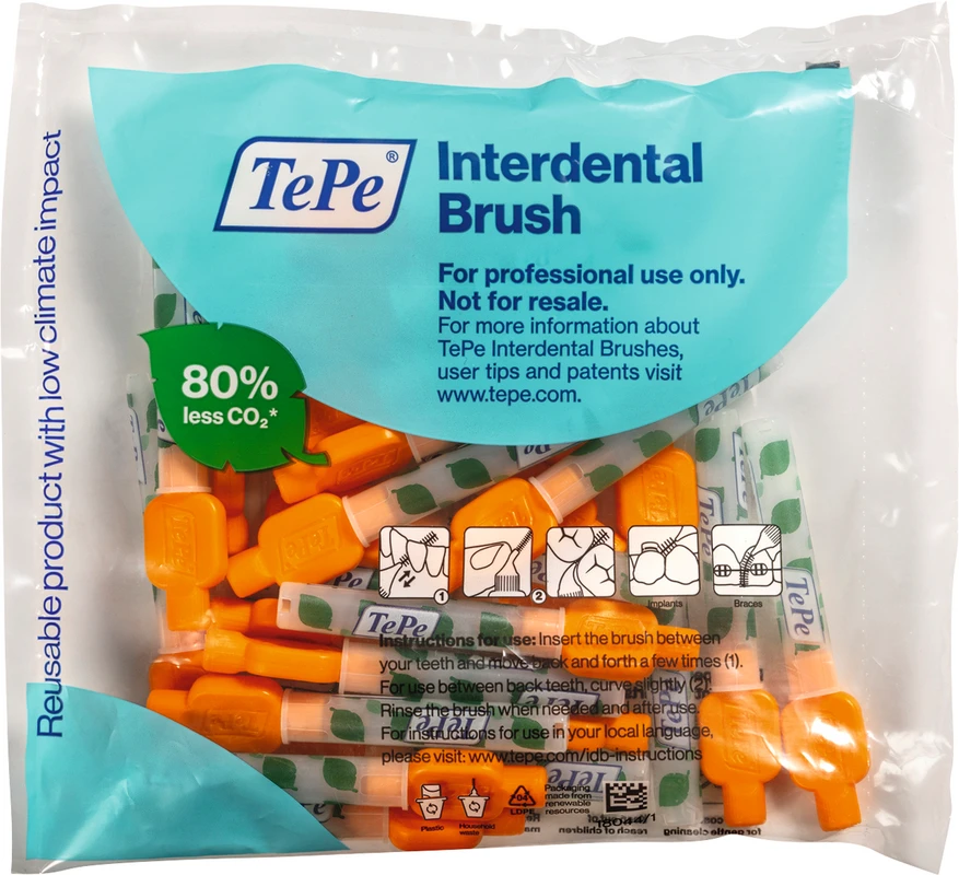 TePe® Interdentalbürsten Original Packung 25 Stück orange, Ø 0,45 mm