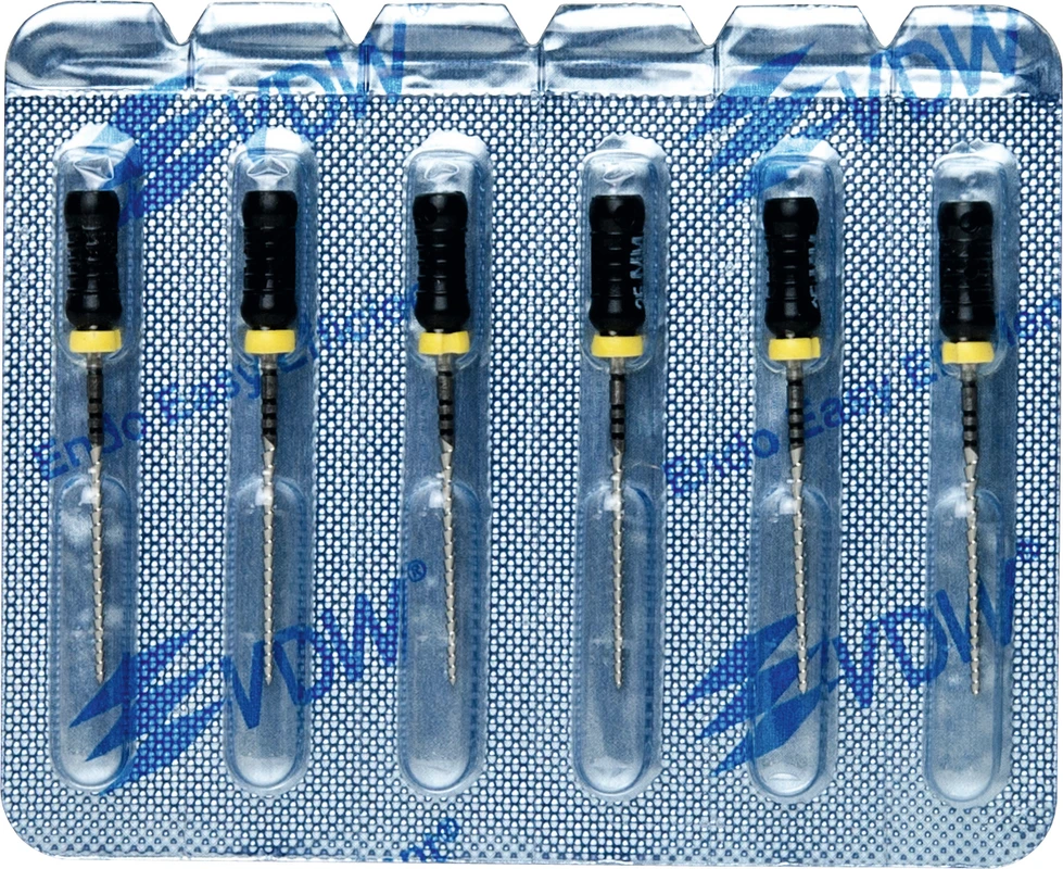 STERILE Hedstroem Feilen Blisterpackung 6 Stück 25 mm ISO 080