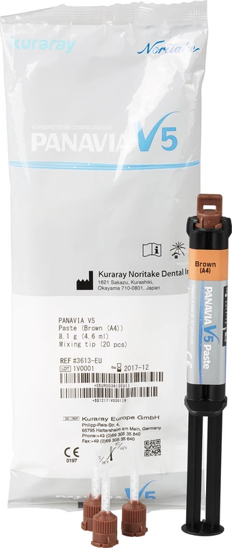 PANAVIA™ V5 Packung 4,6 ml Spritze brown A4, 20 Mixing Tips