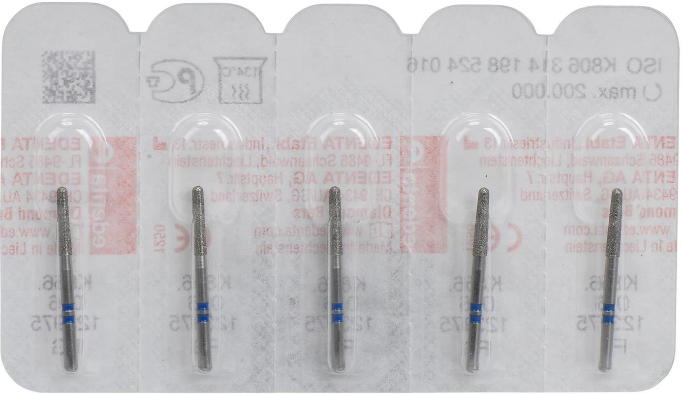 Kronentrenner K856 Packung 5 Stück FG, Figur 198 Konus rund, 8 mm, ISO 016