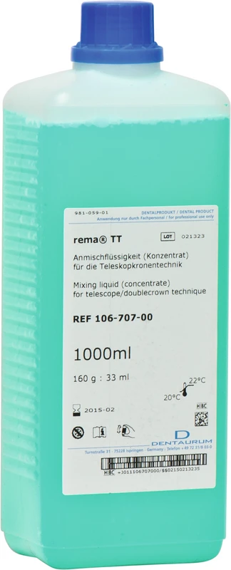 rema® TT Flasche 1 l Flüssigkeit rema® TT Dentaurum