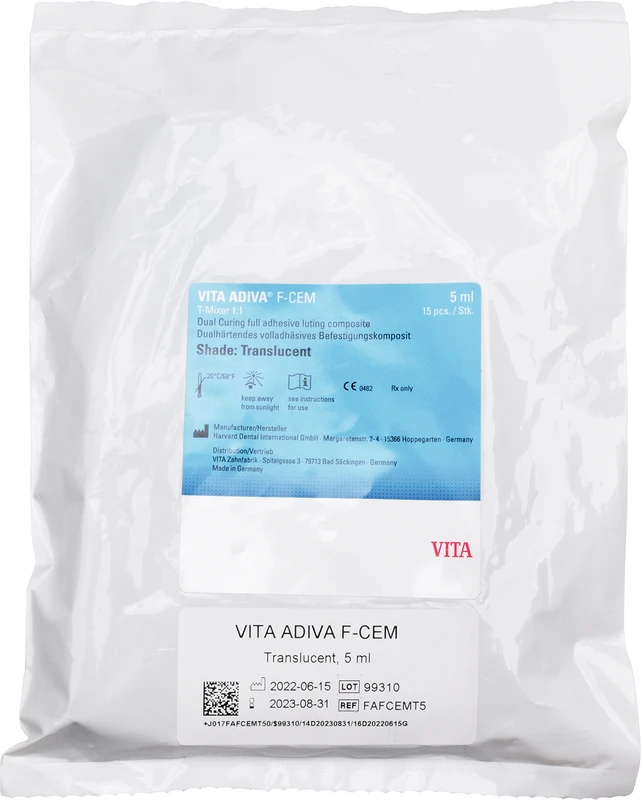 VITA ADIVA® F-CEM Spritze 5 ml translucent