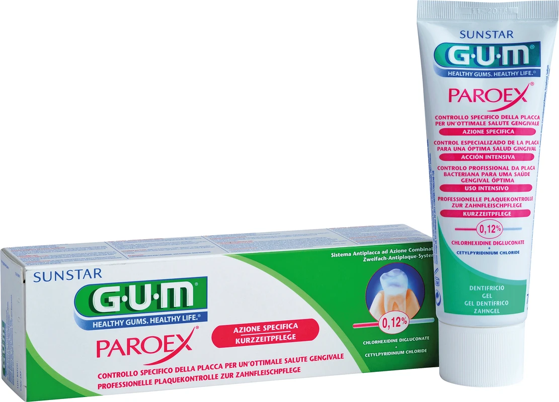 GUM® PAROEX® 0,12 % Zahngel Tube 75 ml
