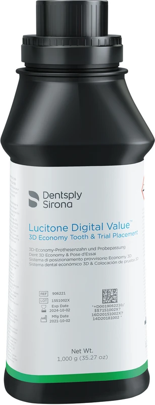 Lucitone Digital Value™ 3D Economy Tooth &amp; Trial Placement Dentsply Sirona