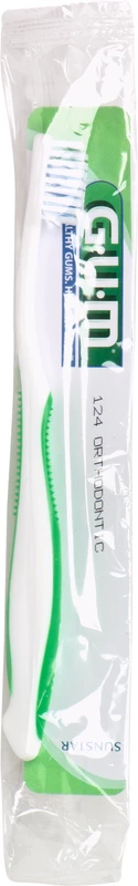 GUM® ORTHO Zahnbürste Stück Zahnbürste weich, V-Schnitt