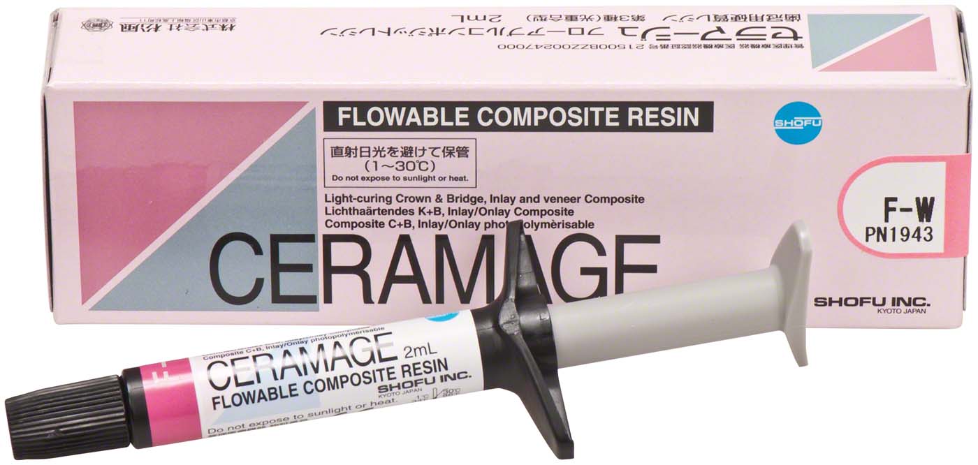 CERAMAGE Spritze 2 ml flowable F-weiß CERAMAGE SHOFU