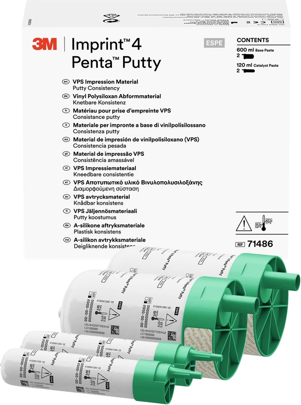 Imprint™ 4 Penta™ Putty Refill Packung 2 x 300 ml Basispaste, 2 x 60 ml Katalysator