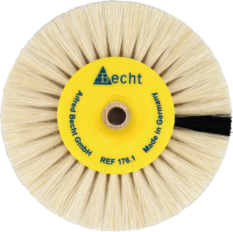 Einlagen-Rundbürste Stück 3 Reihen Nylon-Borsten, 2 Reihen Vlies, Ø 40/80 mm