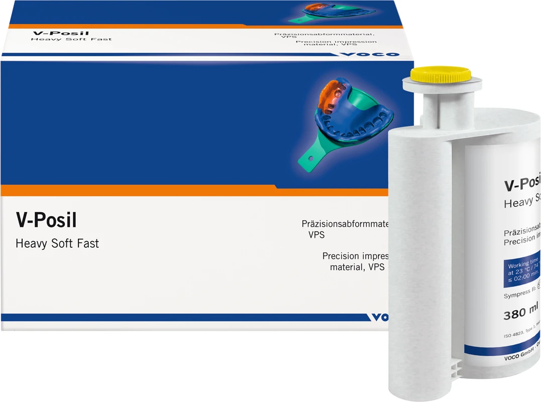 V-Posil Heavy Soft Fast Packung 380 ml Doppelkartusche, 10 Mischkanülen Typ 31