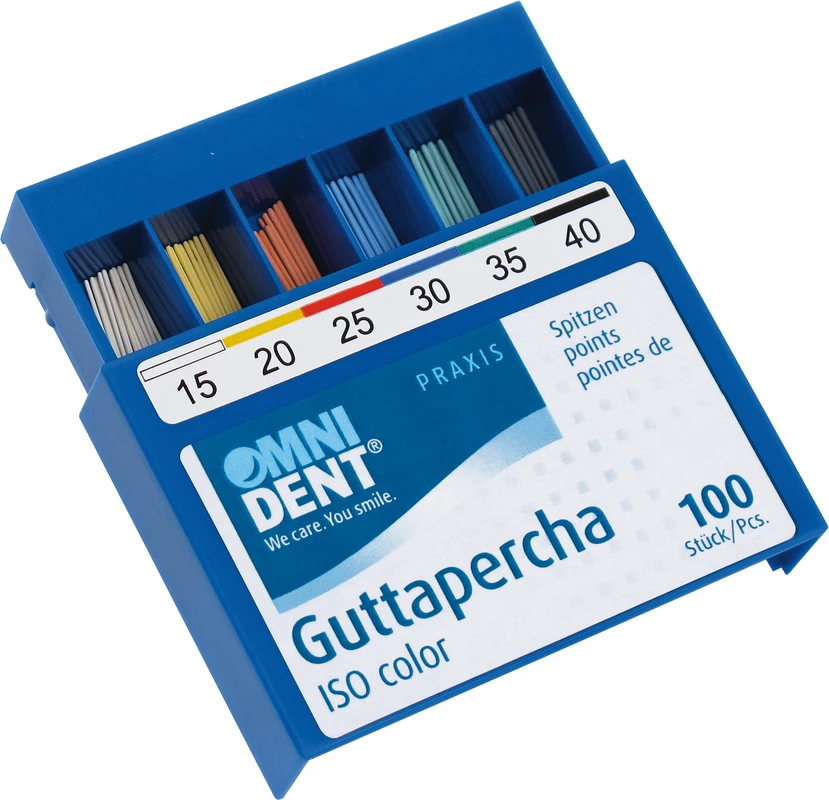 Guttaperchaspitzen Packung 100 Stück ISO 015