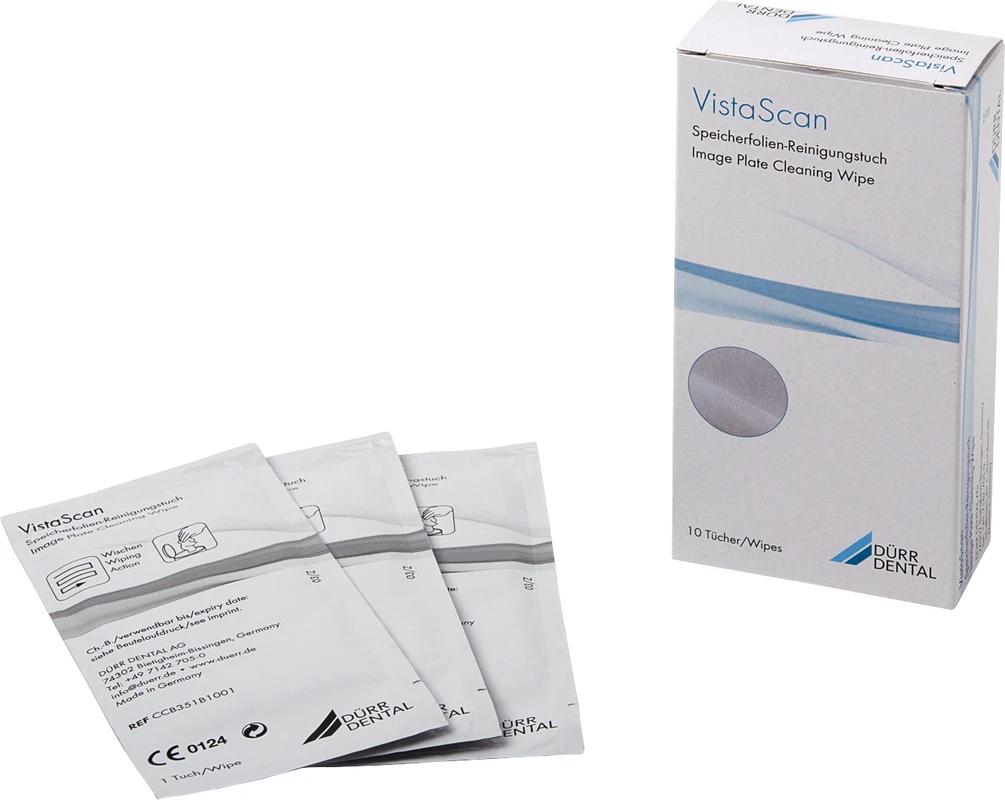 VistaScan Speicherfolien-Reinigungstuch Packung 10 Stück VistaScan Speicherfolien-Reinigungstuch Dürr Dental