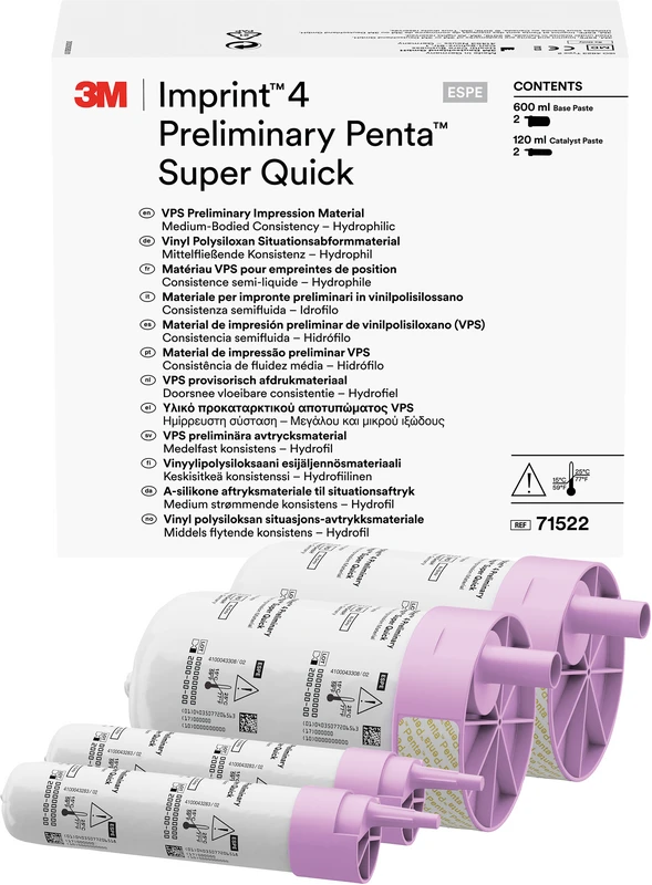 Imprint™ 4 Preliminary Penta™ Refill Packung 2 x 300 ml Basis, 2 x 60 ml Katalysator Super Quick