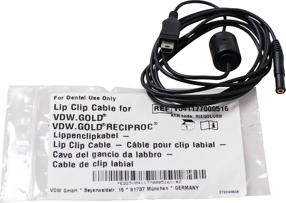 VDW.GOLD® RECIPROC® Lippenclipkabel Stück