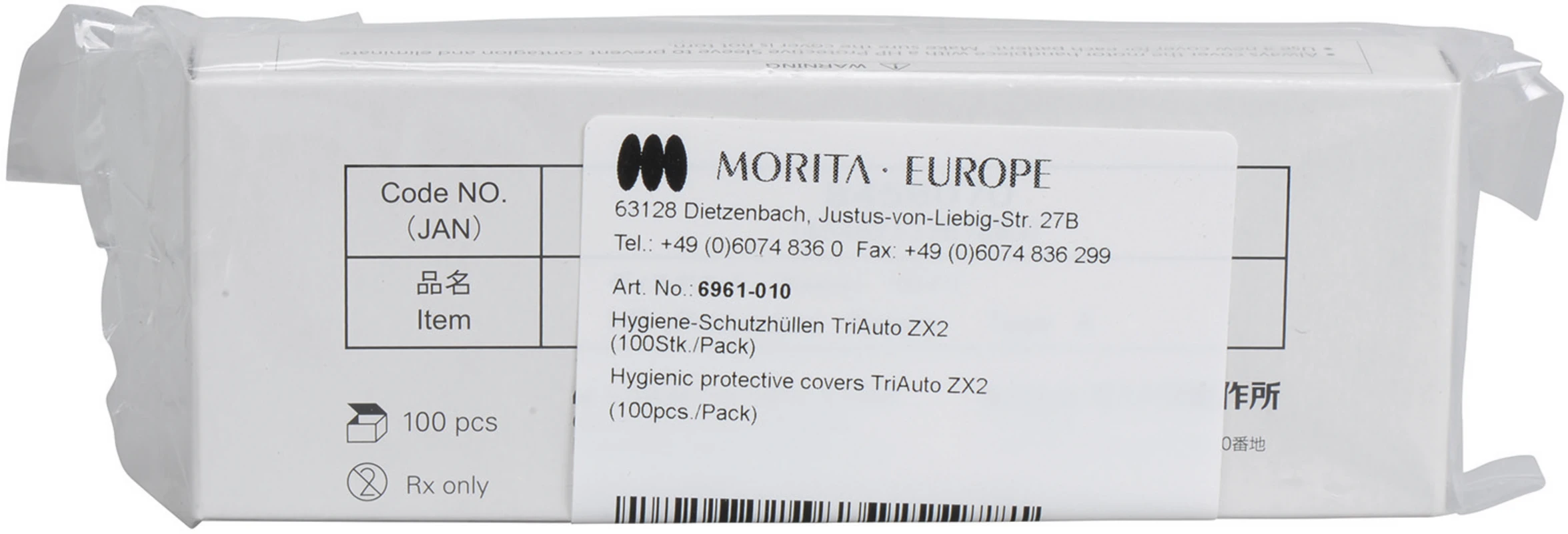 TriAuto ZX2 Schutzhüllen Packung 100 Stück