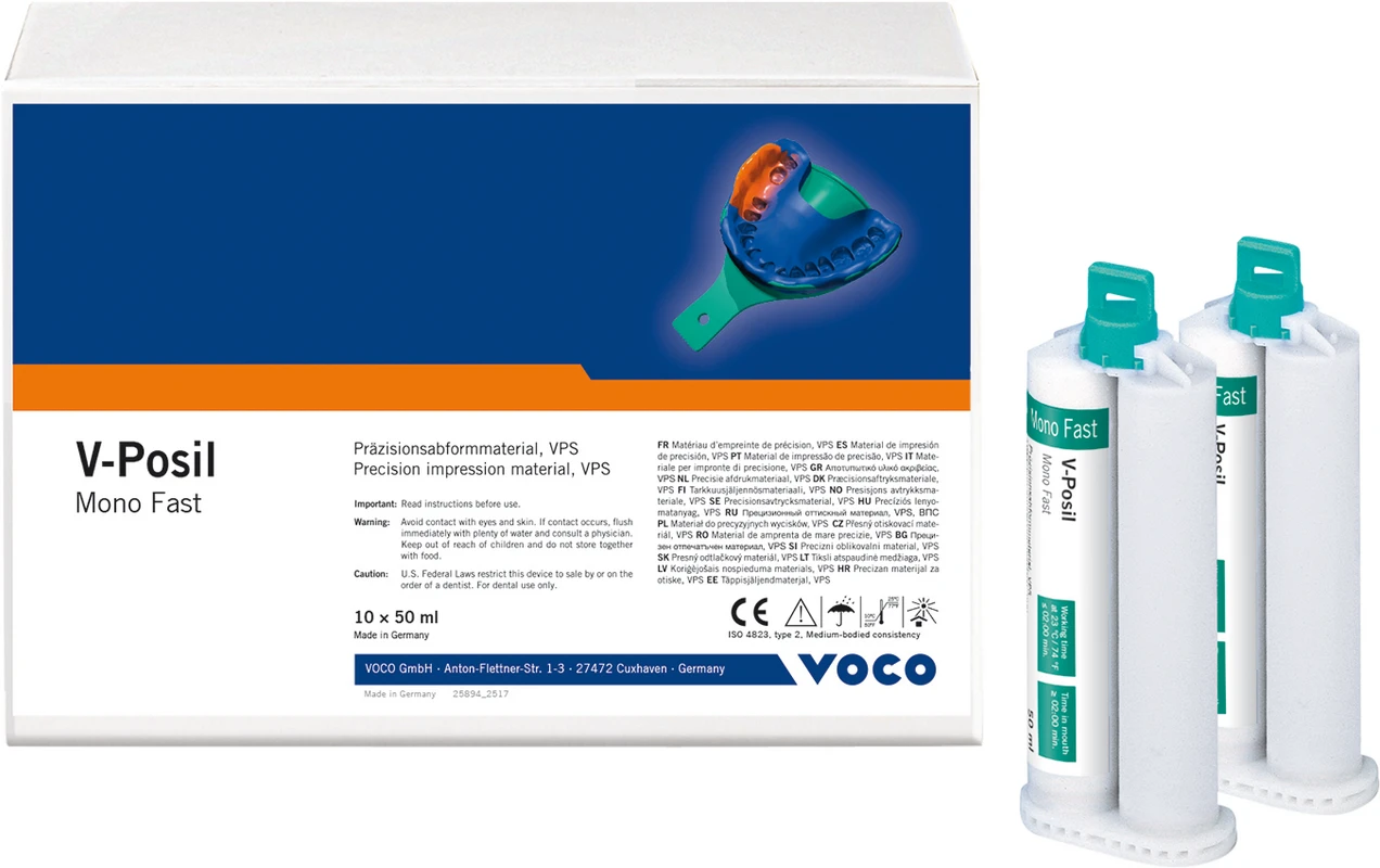 V-Posil Mono Fast Packung 10 x 50 ml Kartusche