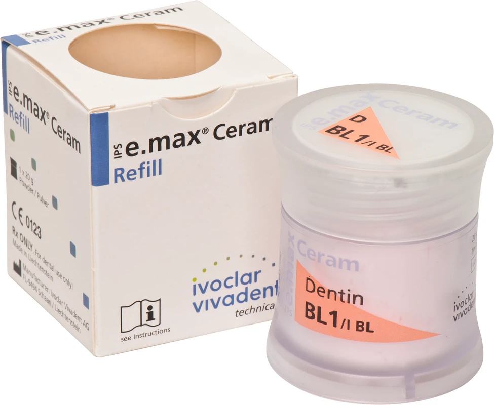 IPS e.max® Ceram Packung 20 g dentin BL1