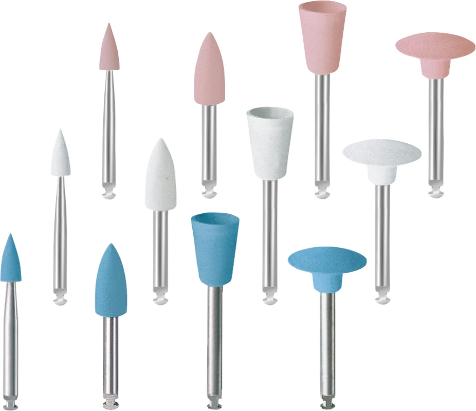 EVE COMPOSOFT Packung 10 Stück blau mittel, RA, Figur Flamme, 5 x 10 mm
