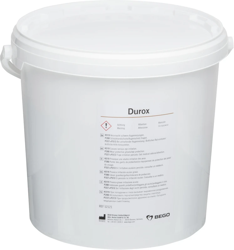 Durox Austausch-Einwegharz Eimer 6 Liter Durox Austausch-Einwegharz BEGO