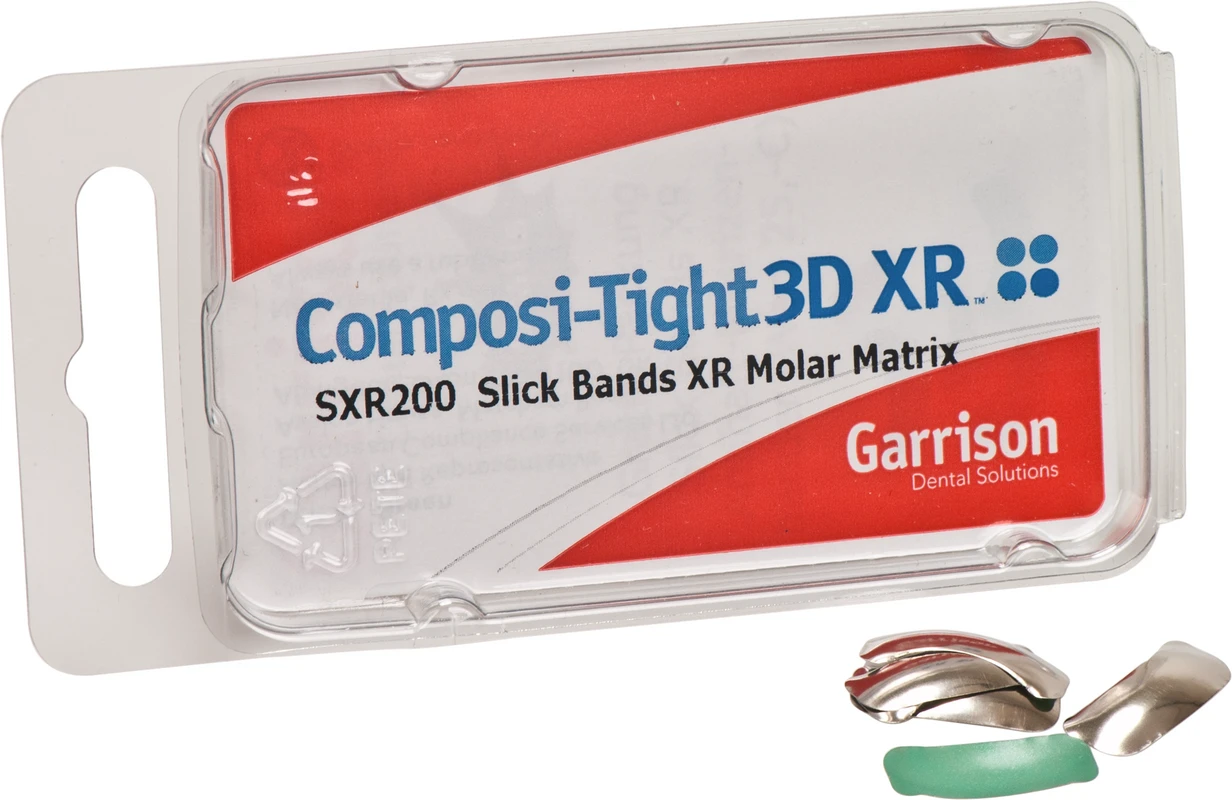 Composi-Tight® XR Slick Bands™ Nachfüllpackung 100 Bänder grün, groß, Molar