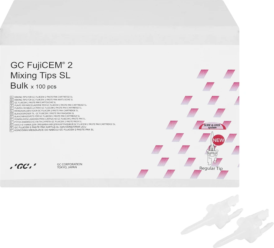 GC FujiCEM® 2 SL Mixing Tips Bulkpackung 100 Mixing Tips