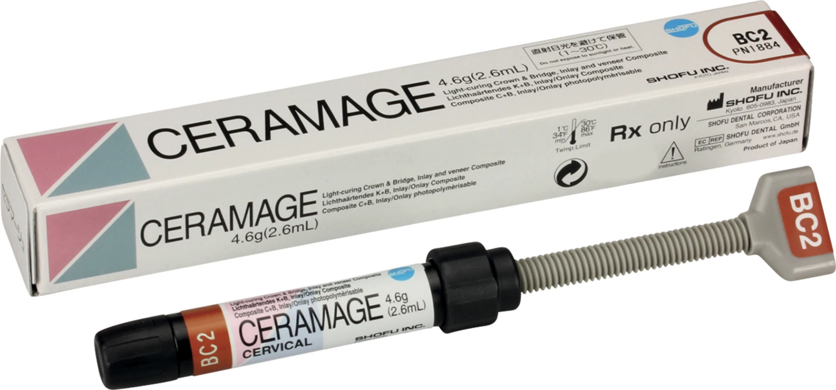 CERAMAGE Spritze 4,6 g hals B2 CERAMAGE SHOFU