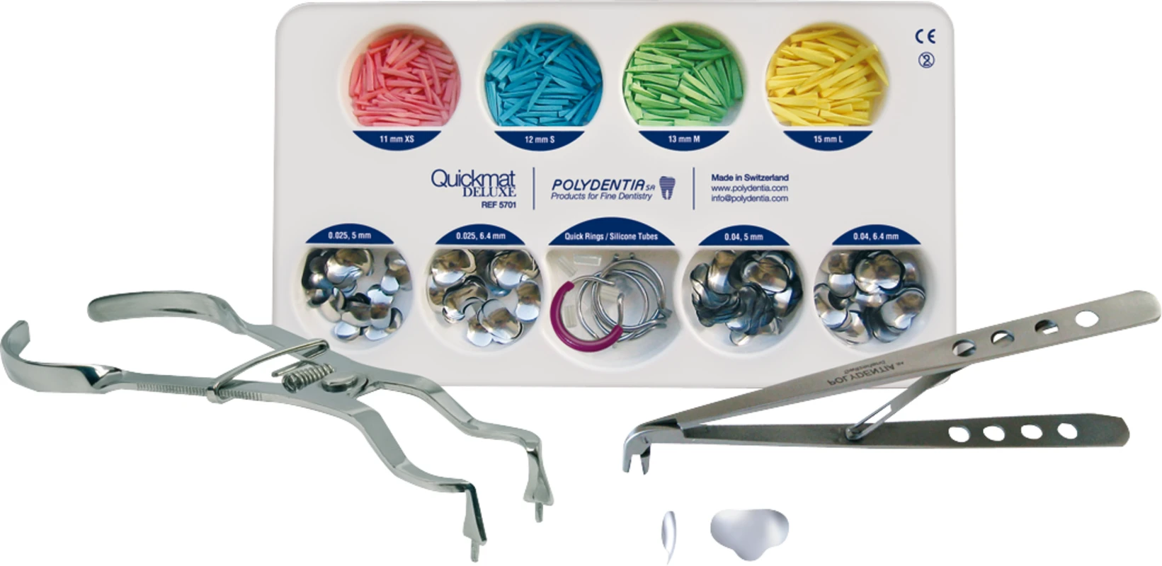 Quickmat DELUXE Nachfüllpackung 50 Teilmatrizen Stärke 0,04 mm, bombiert, mit Ausdehnung, Molar