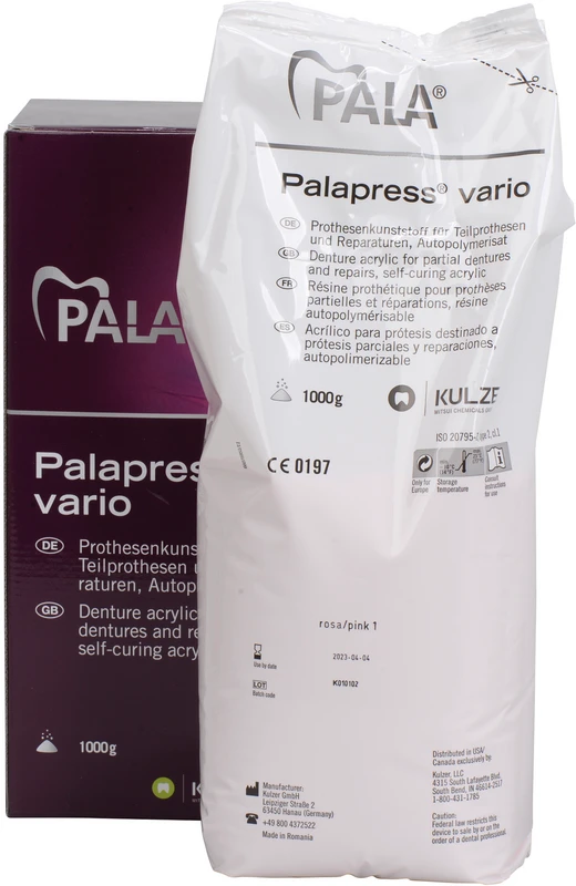 Palapress® vario Beutel 1 kg Pulver rosa Palapress® vario Kulzer